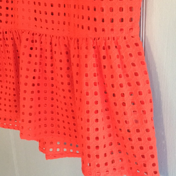 Halogen eyelet peplum top - Picture 3 of 6